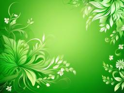 Green Background Flower - Lush green background with floral details.  background wallpaper