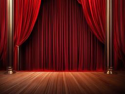 Red Curtain Background - Dramatic red curtain background for classic elegance.  background wallpaper