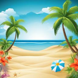 Beach background - beach background clip art  