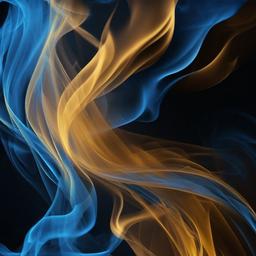 Smoke Background - blue and gold smoke background  