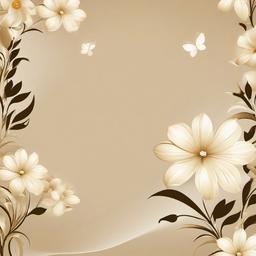 Flower Background Wallpaper - beige flower wallpaper  