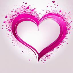 Heart Background Wallpaper - white background pink heart  