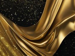 Gold And Black Glitter Background  