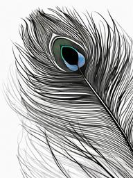 sketch of peacock feather  minimal rough sketch scribbles,doodles,black and white