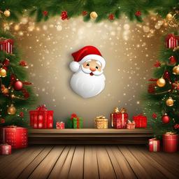 Christmas Background Wallpaper - santa grotto backdrop  