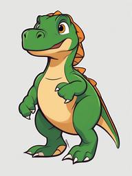 Arlo Dinosaur Tattoo - Celebrate the character Arlo from The Good Dinosaur with a themed tattoo.  simple vector color tattoo,minimal,white background