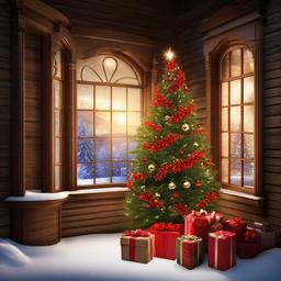 Christmas Background Wallpaper - christmas window backdrop  