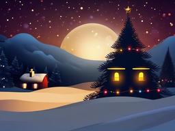 Christmas Night Background  