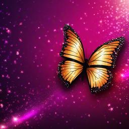 Glitter background - sparkly butterfly backgrounds  