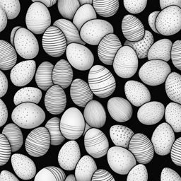 egg clipart black and white 