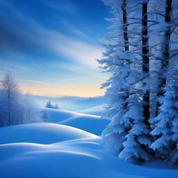 Winter background wallpaper - blue winter wonderland background  