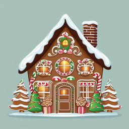 Gingerbread House  clipart