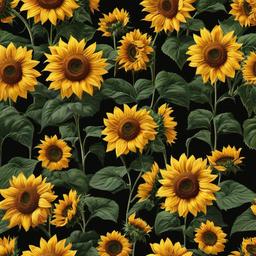 Sunflower Background Wallpaper - aesthetic sunflower background  