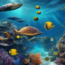Ocean Background Wallpaper - under the sea hd background  