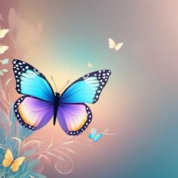 Butterfly Background Wallpaper - butterfly pastel background  