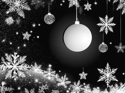 Christmas Wallpaper Black And White  