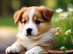 beautiful puppy wallpaper  ,desktop background wallpaper