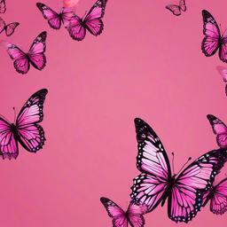 Butterfly Background Wallpaper - pink butterfly wallpaper aesthetic  