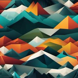 Geometric Background - geometric mountain background  
