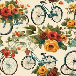 Bicycle Clipart - A classic bicycle with a vintage charm. 