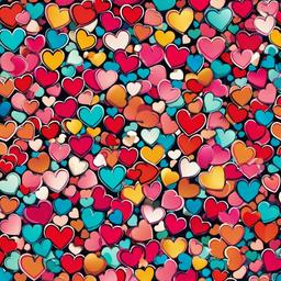 Heart Background Wallpaper - background of love hearts  