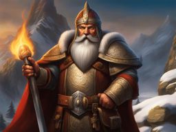 dwarven smithmaster of fireforge hold - illustrate the dwarven smithmaster of fireforge hold, crafting legendary weapons in the heart of the mountain. 