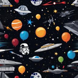 Birthday Background Wallpaper - star wars backdrop for party  