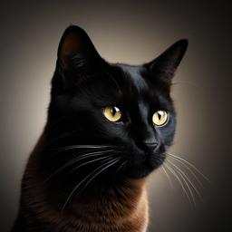 Cat Background Wallpaper - black background cat  