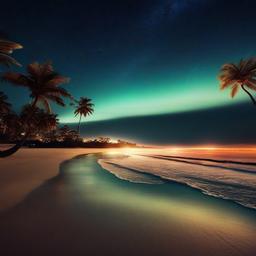 Beach background - beach night sky wallpaper  