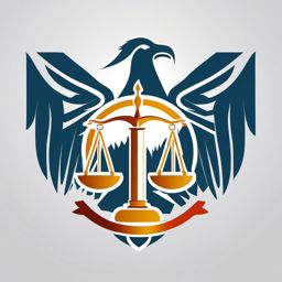 Legal Eagles  minimalist design, white background, professional color logo vector art