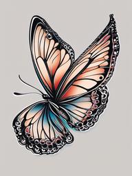 easy tattoo butterfly  