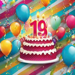 Birthday Background Wallpaper - 19th birthday background  