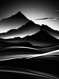 Background Black Landscape  ,mobile iphone background wallpaper