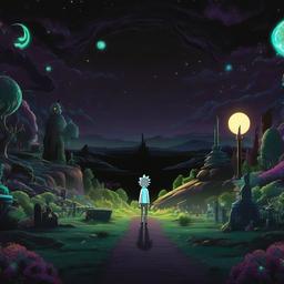 Dark Rick And Morty Wallpaper  ,desktop background wallpaper