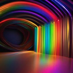 Rainbow Background Wallpaper - rainbow led wallpaper  