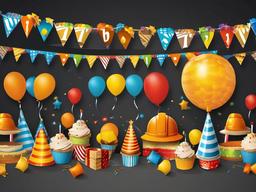 Birthday Background Wallpaper - construction birthday backdrop  