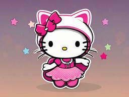 Hello Kitty clipart - Hello Kitty in a fairy costume  clipart