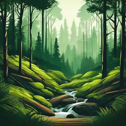 Forest Background Wallpaper - forest drawing background  