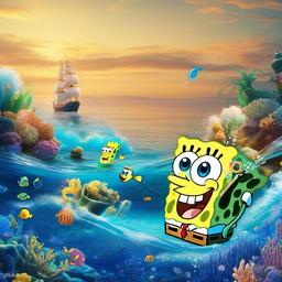 Ocean Background Wallpaper - ocean spongebob background  