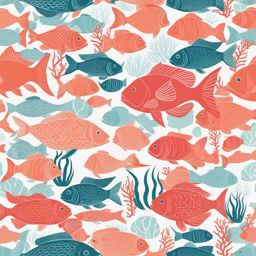 fish clipart,swimming gracefully in a coral reef wonderland 