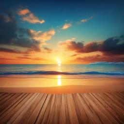 Beach background - sunset beach sky background  