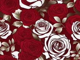 Background Red Rose-Deep red with a single rose in the center  background wallpaper