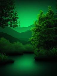 Dark Green Nature Background  ,mobile iphone background wallpaper