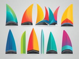 Swimming Fins Clipart - Swimming fins for speed and agility.  color vector clipart, minimal style