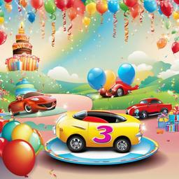 Birthday Background Wallpaper - background cars birthday theme  