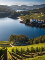 secrets of the rías baixas - illustrate the secrets of the rías baixas in galicia, with their intricate estuaries, vineyards, and maritime culture. 