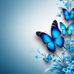 Butterfly Background Wallpaper - blue butterfly wallpaper phone   