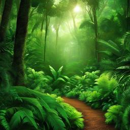 Forest Background Wallpaper - tropical forest background  