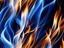 Fire Blue Background-Blue with dynamic white and blue flame patterns for an intense design  background wallpaper