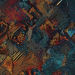 Aesthetic Computer Wallpaper - Geometric Abstraction Masterpiece  intricate patterns, splash art, wallpaper art